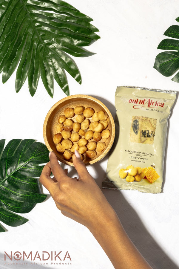 Noix de Macadamia enrobés de miel - Out Of Africa - 50g