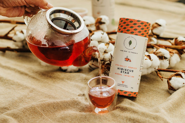 Hibiscus Star Herbal Infusion – Kazi Yetu - 56g