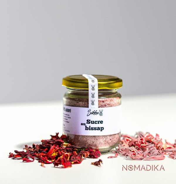 Hibiscus Sugar - Sikka - 250g - NOMADIKA