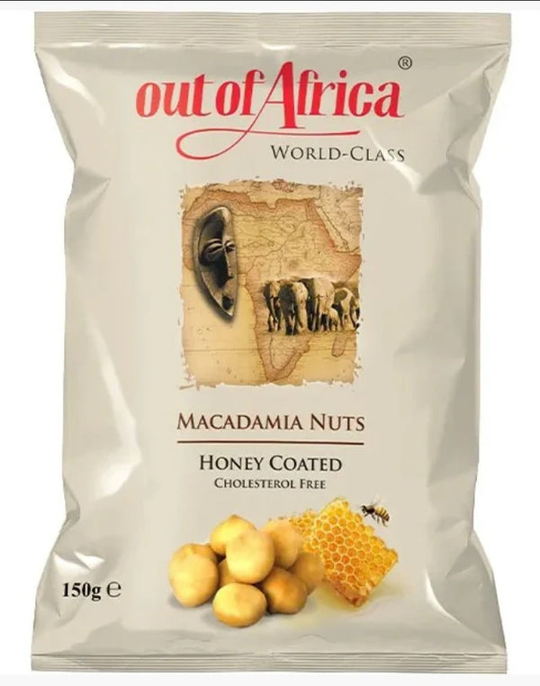 Macadamia Kernels Honey coated- Out Of Africa - 150g - NOMADIKA