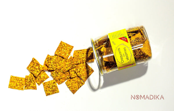 Sesame Crisps - Crock Saveurs - 110g - NOMADIKA