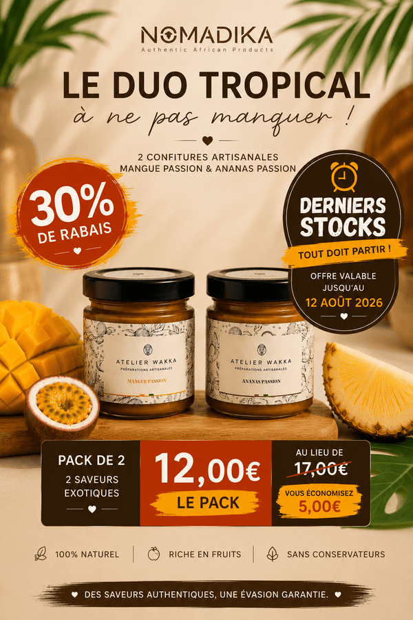 Tropical Duo Jam Set – Mango Passion & Pineapple Passion | Nomadika - NOMADIKA